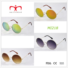 Projeto retro e óculos de sol redondos do metal do quadro (MI218)